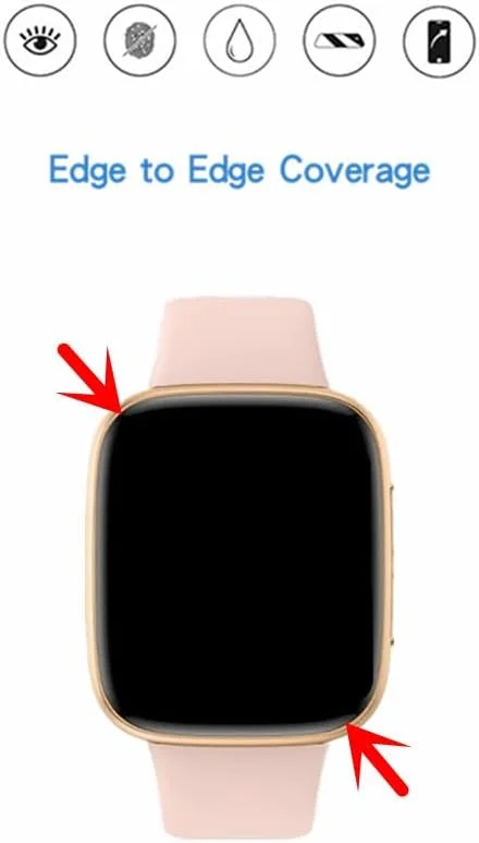 محافظ صفحه نمایش MIHENCE سازگار با ساعت هوشمند GTX20 1.85 اینچی، فیلم محافظ TPU HD سازگار با ساعت هوشمند VinoVonue/antfit/Tensky GTX20 (6 عدد)