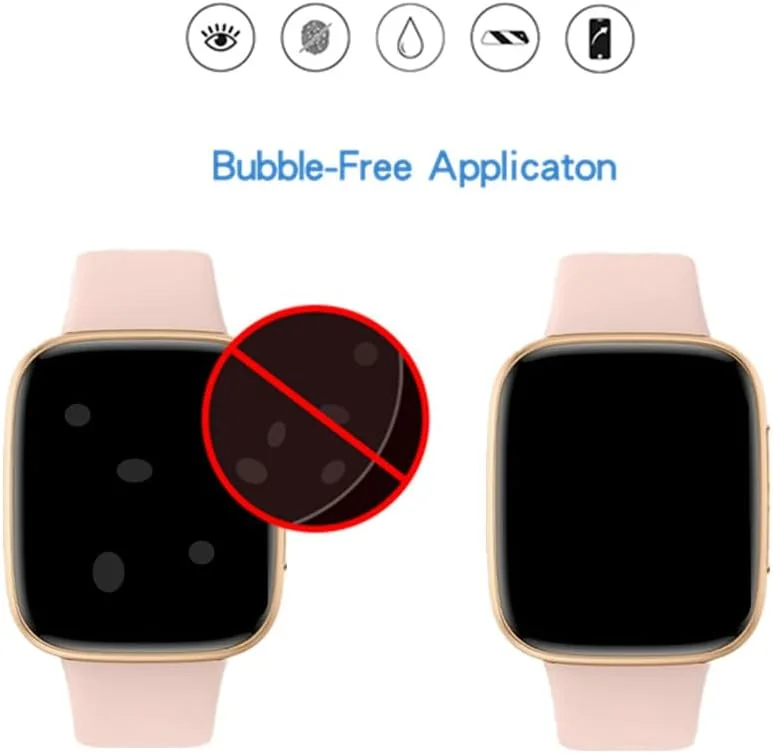 محافظ صفحه نمایش MIHENCE سازگار با ساعت هوشمند GTX20 1.85 اینچی، فیلم محافظ TPU HD سازگار با ساعت هوشمند VinoVonue/antfit/Tensky GTX20 (6 عدد)