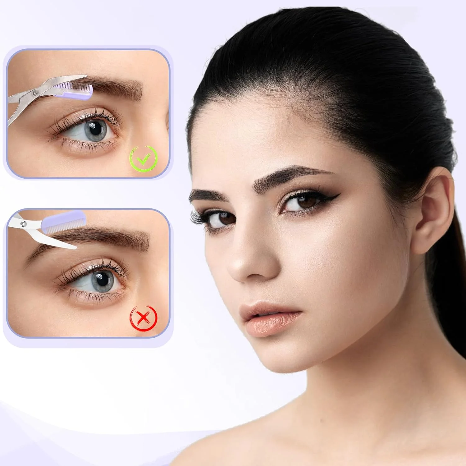 ست مرتب سازی ابرو، قیچی ابرو با شانه، تیغ ابرو، موچین ابرو، ابزار حرفه ای و دقیق اصلاح ابرو و از بین بردن موهای صورت مناسب برای خانم ها و آقایان ست مرتب سازی ابرو، قیچی ابرو با شانه، تیغ ابرو، موچین ابرو، ابزار حرفه ای و دقیق اصلاح ابرو و از بین بردن موهای صورت مناسب برای خانم ها و آقایان