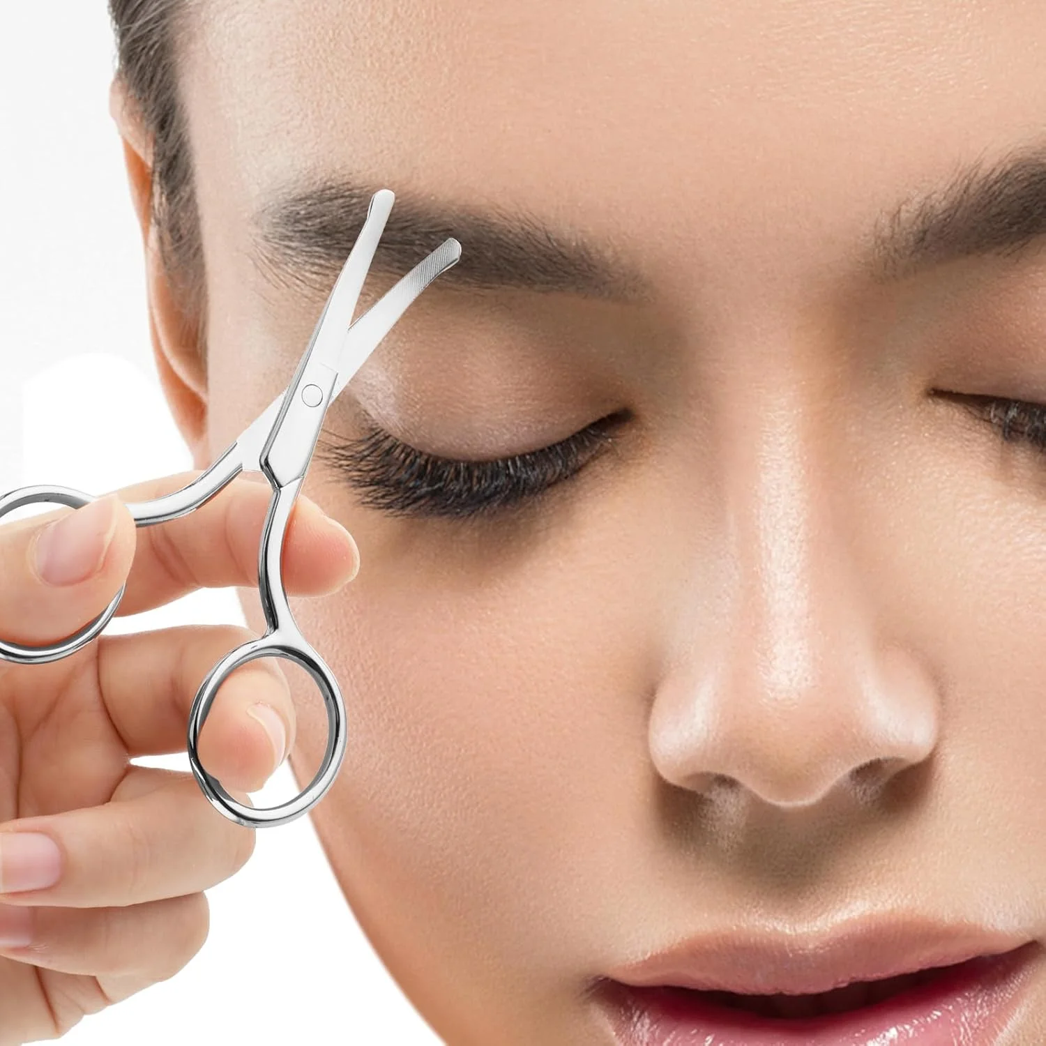 قیچی موی بینی Gjinxi بسته 2 عددی، قیچی ایمنی ابرو، موزن بینی برای مردان و زنان، قیچی با نوک گرد، موزن ابرو، قیچی کوچک مسافرتی برای اصلاح موهای صورت قیچی موی بینی Gjinxi بسته 2 عددی، قیچی ایمنی ابرو، موزن بینی برای مردان و زنان، قیچی با نوک گرد، موزن ابرو، قیچی کوچک مسافرتی برای اصلاح موهای صورت