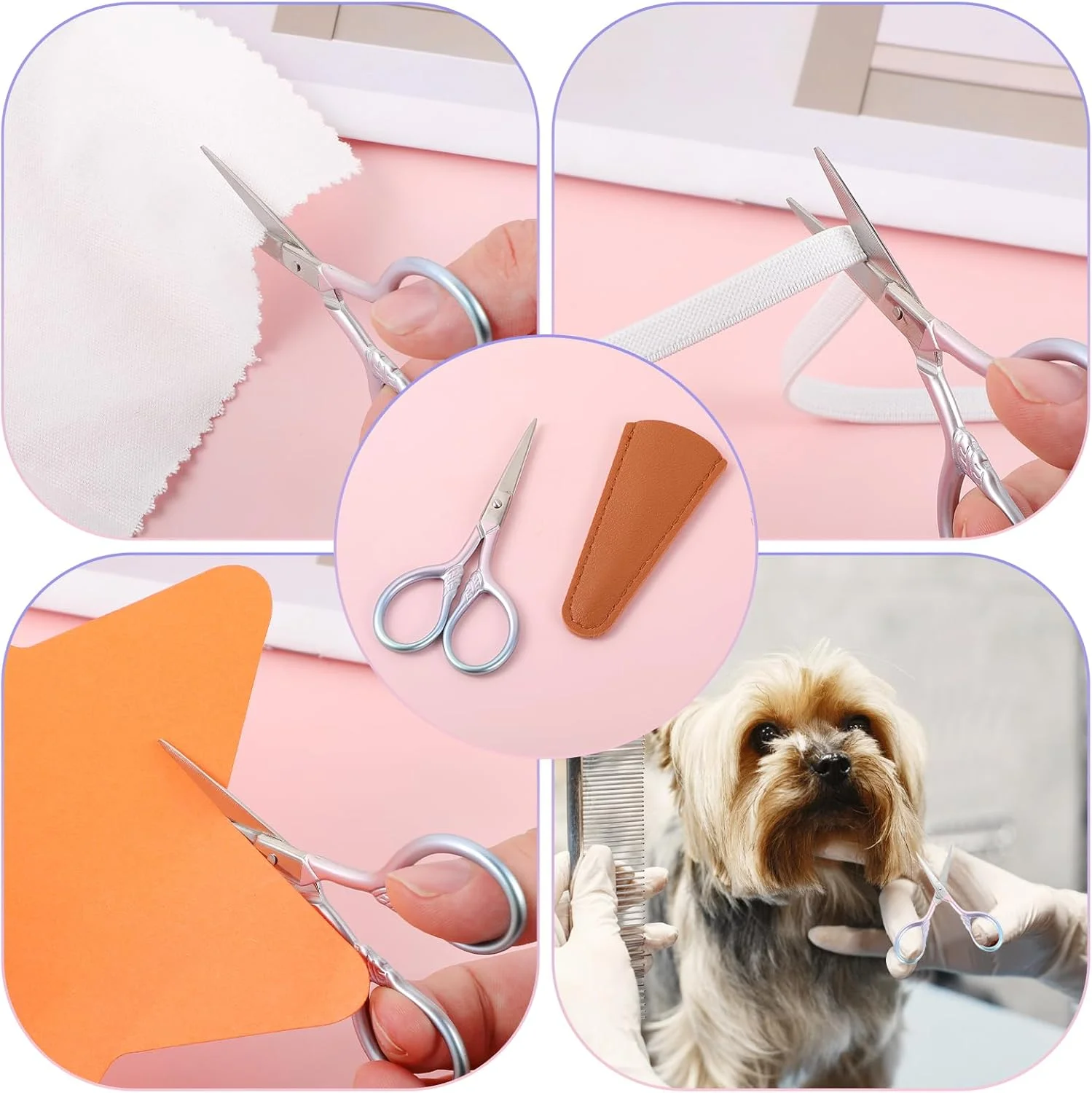 قیچی ابرو Gjinxi، قیچی اصلاح ابرو حرفه ای برای زنان، قیچی زیبایی کوچک، قیچی آرایشی، قیچی اصلاح ابرو برای موهای صورت، ابرو، ریش، گوش و بینی قیچی ابرو Gjinxi، قیچی اصلاح ابرو حرفه ای برای زنان، قیچی زیبایی کوچک، قیچی آرایشی، قیچی اصلاح ابرو برای موهای صورت، ابرو، ریش، گوش و بینی