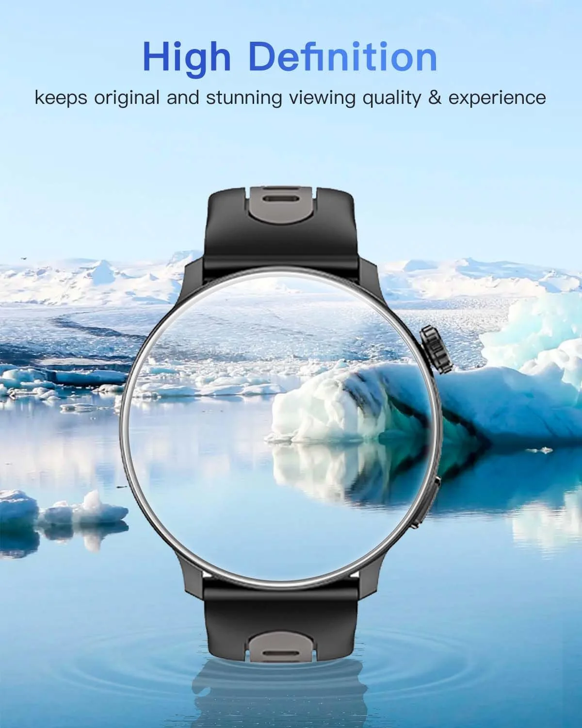 محافظ صفحه نمایش YAJOJO، بسته 2 عددی، برای ساعت هوشمند Mingdaln S666 1.43 اینچی، محافظ صفحه نمایش TPU نرم برای Mingdaln S666 1.43 اینچی، فیلم محافظ TPU HD انعطاف پذیر، بدون حباب، شفاف HD، حساس به لمس محافظ صفحه نمایش YAJOJO، بسته 2 عددی، برای ساعت هوشمند Mingdaln S666 1.43 اینچی، محافظ صفحه نمایش TPU نرم برای Mingdaln S666 1.43 اینچی، فیلم محافظ TPU HD انعطاف پذیر، بدون حباب، شفاف HD، حساس به لمس