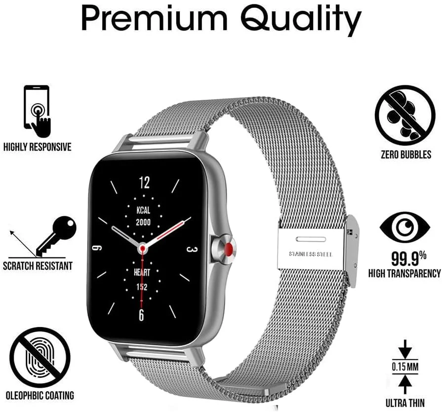 محافظ صفحه نمایش یومیگل سازگار با FMK I18 با صفحه نمایش 1.69 اینچی، بسته 6 عددی، مناسب برای محافظ صفحه نمایش ساعت هوشمند DaFit I18 1.7 اینچی، پوشش محافظ صفحه نمایش شفاف HD ضد خش محافظ صفحه نمایش یومیگل سازگار با FMK I18 با صفحه نمایش 1.69 اینچی، بسته 6 عددی، مناسب برای محافظ صفحه نمایش ساعت هوشمند DaFit I18 1.7 اینچی، پوشش محافظ صفحه نمایش شفاف HD ضد خش