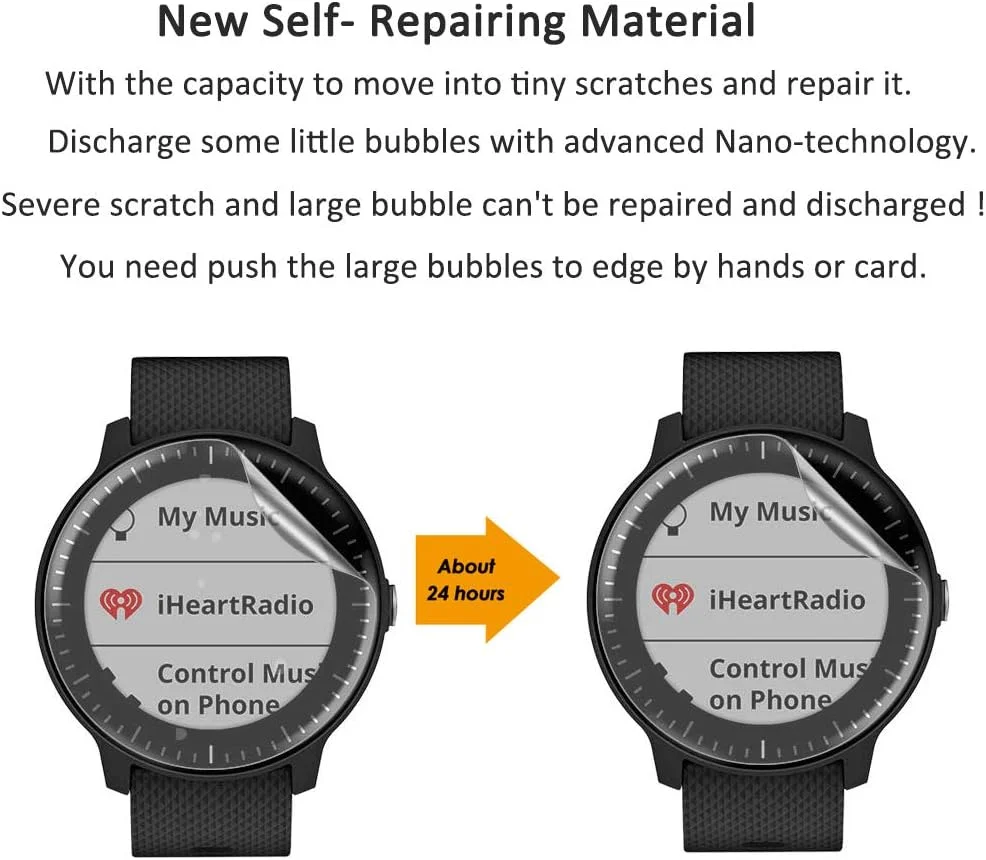 محافظ صفحه نمایش یومیگل سازگار با گارمین ویواکتیو 6، بسته 6 عددی، فیلم محافظ صفحه نمایش ساعت هوشمند گارمین ویواکتیو 5، پوشش محافظ صفحه نمایش شفاف HD ضد خش و ضد اثر انگشت محافظ صفحه نمایش یومیگل سازگار با گارمین ویواکتیو 6، بسته 6 عددی، فیلم محافظ صفحه نمایش ساعت هوشمند گارمین ویواکتیو 5، پوشش محافظ صفحه نمایش شفاف HD ضد خش و ضد اثر انگشت