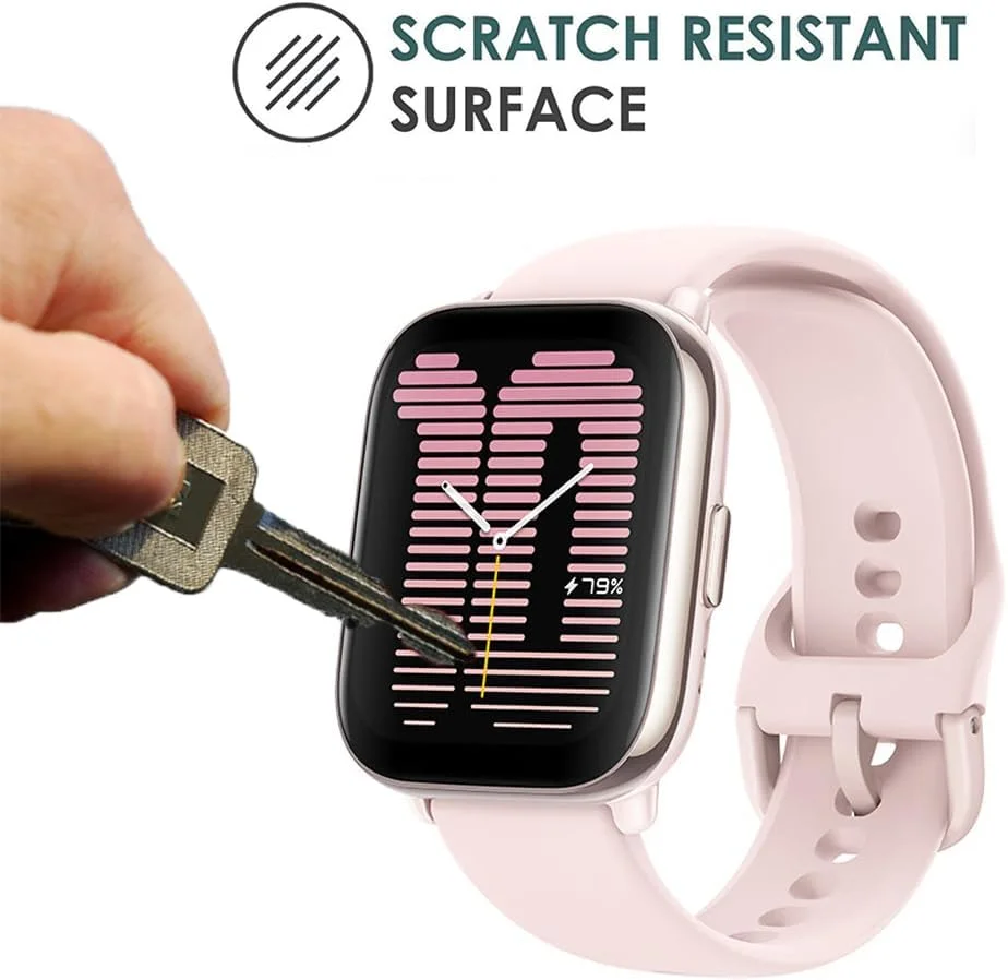 محافظ صفحه نمایش یومیگل سازگار با آمازفیت اکتیو 6 عددی، فیلم محافظ صفحه نمایش برای ساعت هوشمند آمازفیت اکتیو 1.75 اینچی، پوشش محافظ صفحه نمایش شفاف HD ضد خش و ضد اثر انگشت محافظ صفحه نمایش یومیگل سازگار با آمازفیت اکتیو 6 عددی، فیلم محافظ صفحه نمایش برای ساعت هوشمند آمازفیت اکتیو 1.75 اینچی، پوشش محافظ صفحه نمایش شفاف HD ضد خش و ضد اثر انگشت