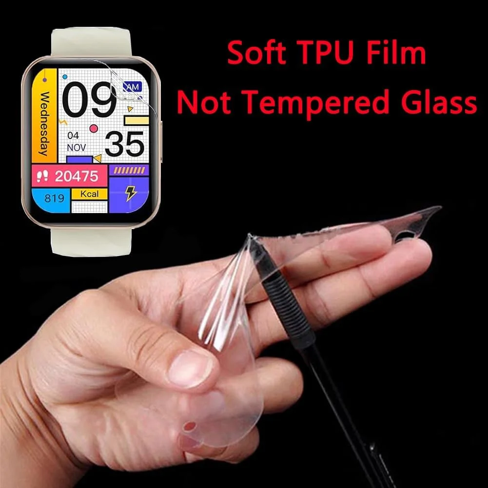 محافظ صفحه نمایش ساعت هوشمند یومیگل سازگار با RUIMEN D1 1.85 اینچ (بسته 6 عددی) مناسب برای ساعت هوشمند GloryFit D1 1.85 اینچ، پوشش محافظ صفحه نمایش شفاف HD ضد خش محافظ صفحه نمایش ساعت هوشمند یومیگل سازگار با RUIMEN D1 1.85 اینچ (بسته 6 عددی) مناسب برای ساعت هوشمند GloryFit D1 1.85 اینچ، پوشش محافظ صفحه نمایش شفاف HD ضد خش