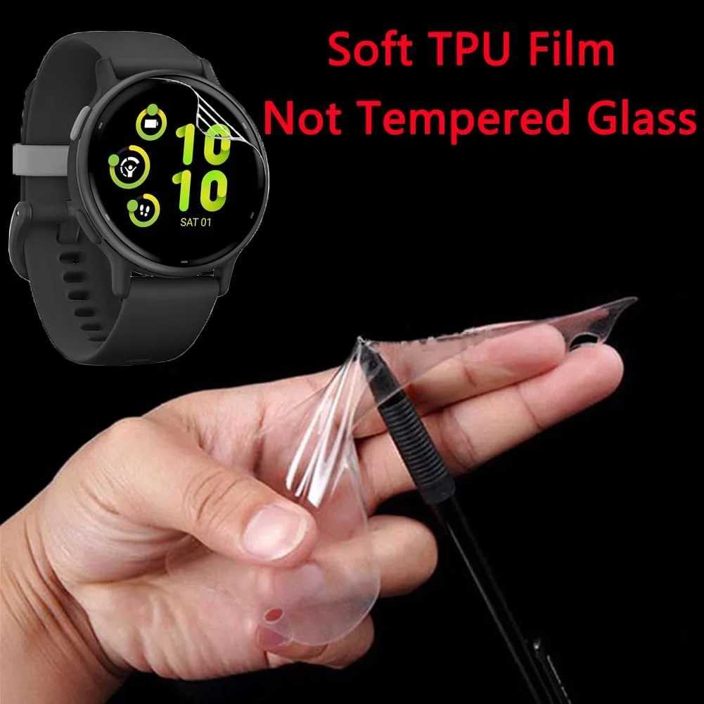 محافظ صفحه نمایش یومیگل سازگار با گارمین ویواکتیو 6، بسته 6 عددی، فیلم محافظ صفحه نمایش ساعت هوشمند گارمین ویواکتیو 5، پوشش محافظ صفحه نمایش شفاف HD ضد خش و ضد اثر انگشت محافظ صفحه نمایش یومیگل سازگار با گارمین ویواکتیو 6، بسته 6 عددی، فیلم محافظ صفحه نمایش ساعت هوشمند گارمین ویواکتیو 5، پوشش محافظ صفحه نمایش شفاف HD ضد خش و ضد اثر انگشت