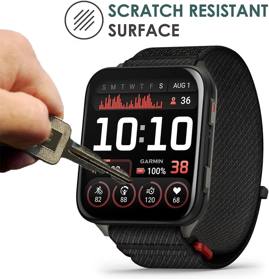 محافظ صفحه نمایش یومیگل سازگار با ساعت هوشمند گارمین ونو X1 51mm، بسته 6 عددی، محافظ صفحه نمایش شفاف HD ضد خش و ضد اثر انگشت محافظ صفحه نمایش یومیگل سازگار با ساعت هوشمند گارمین ونو X1 51mm، بسته 6 عددی، محافظ صفحه نمایش شفاف HD ضد خش و ضد اثر انگشت