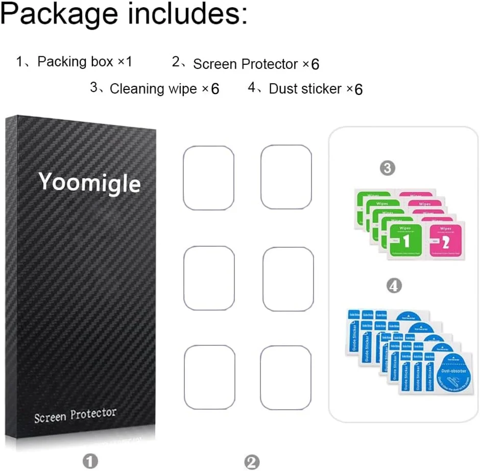 محافظ صفحه نمایش یومیگل سازگار با FMK I18 با صفحه نمایش 1.69 اینچی، بسته 6 عددی، مناسب برای محافظ صفحه نمایش ساعت هوشمند DaFit I18 1.7 اینچی، پوشش محافظ صفحه نمایش شفاف HD ضد خش محافظ صفحه نمایش یومیگل سازگار با FMK I18 با صفحه نمایش 1.69 اینچی، بسته 6 عددی، مناسب برای محافظ صفحه نمایش ساعت هوشمند DaFit I18 1.7 اینچی، پوشش محافظ صفحه نمایش شفاف HD ضد خش