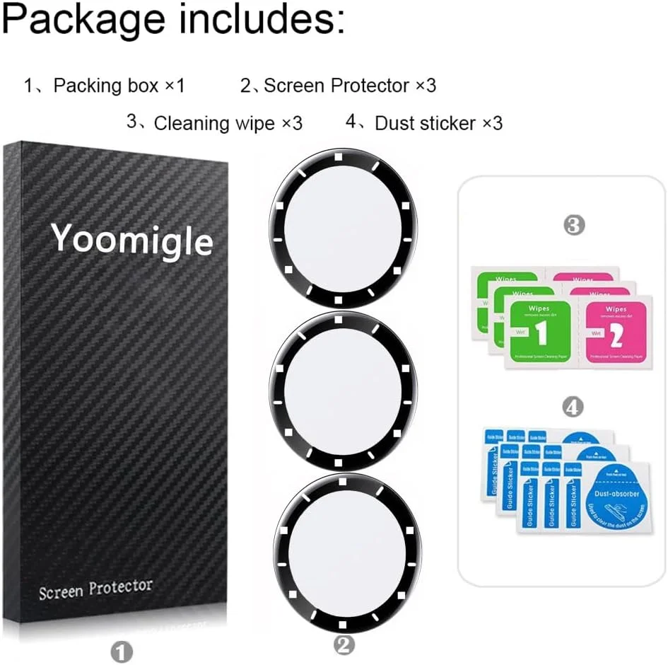 محافظ صفحه نمایش سازگار با ساعت هوشمند Garmin Venu 3، پوشش کامل سه بعدی ضد خش محافظ صفحه نمایش سازگار با ساعت هوشمند Garmin Venu 3، پوشش کامل سه بعدی ضد خش