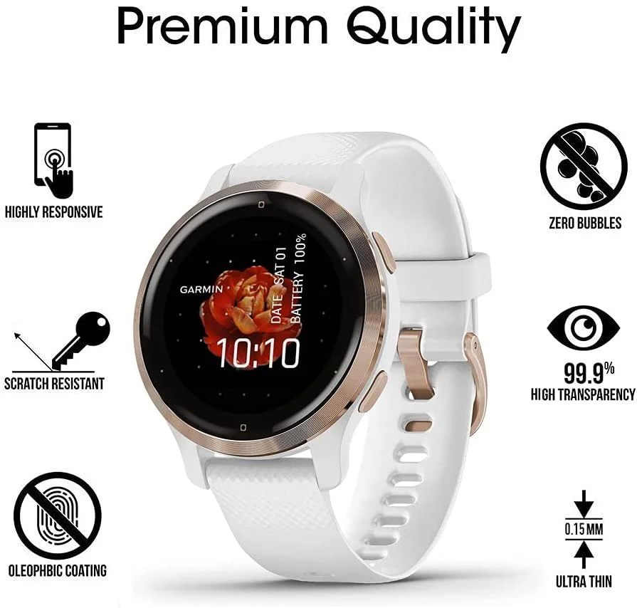 محافظ صفحه نمایش یومیگل سازگار با گارمین ونو 2S، بسته 6 عددی، فیلم محافظ صفحه نمایش ساعت هوشمند گارمین ونو 2S، پوشش محافظ صفحه نمایش شفاف HD ضد خش و ضد اثر انگشت محافظ صفحه نمایش یومیگل سازگار با گارمین ونو 2S، بسته 6 عددی، فیلم محافظ صفحه نمایش ساعت هوشمند گارمین ونو 2S، پوشش محافظ صفحه نمایش شفاف HD ضد خش و ضد اثر انگشت