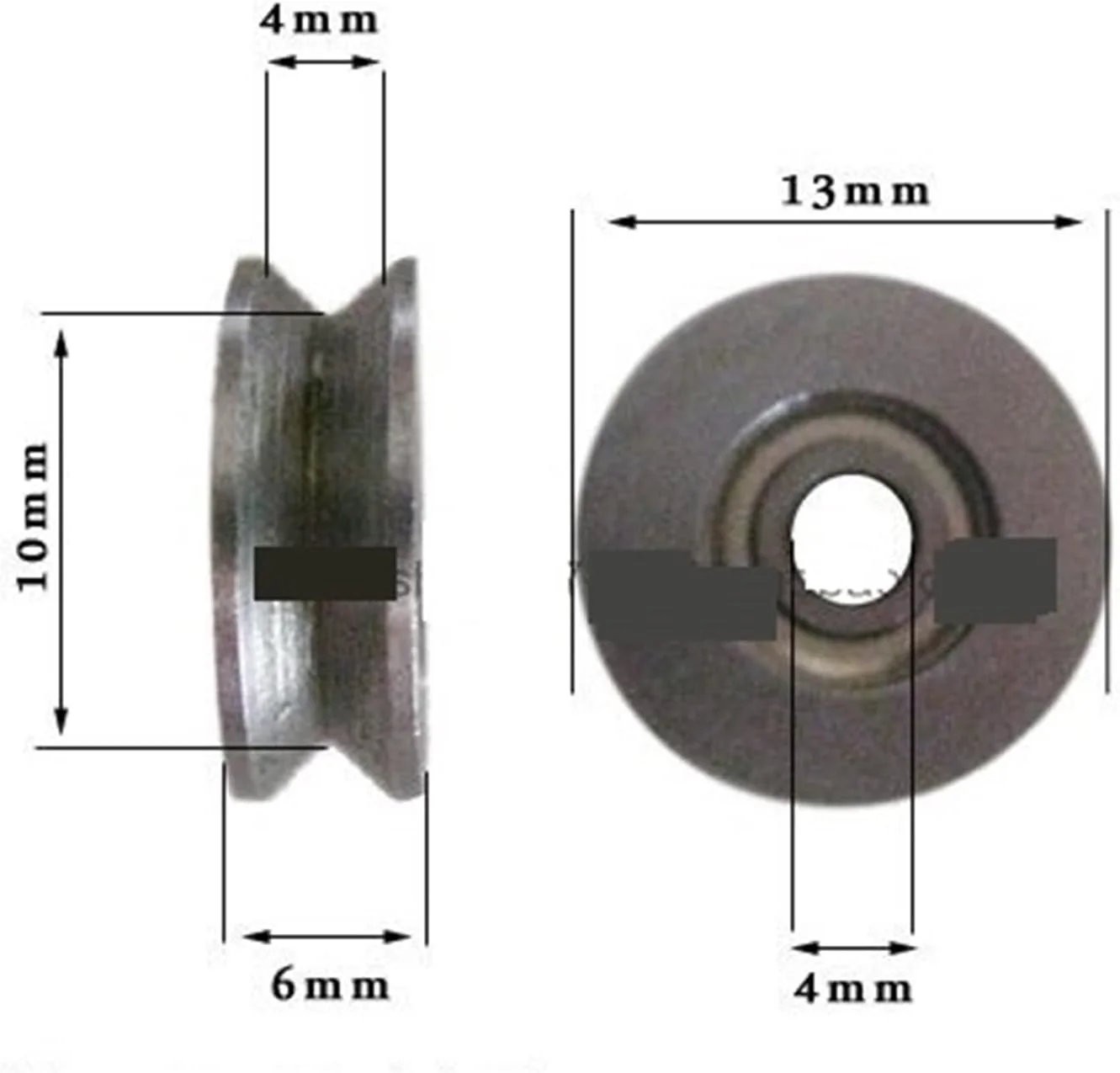 قر قره واناام 10 عددی با بلبرینگ شیاردار برای سیستم حرکت خطی ریل