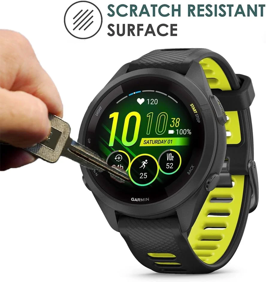 محافظ صفحه نمایش یومیگل سازگار با گارمین Forerunner 265S، بسته 6 عددی، محافظ صفحه نمایش شفاف HD ضد خش و ضد اثر انگشت برای ساعت هوشمند گارمین 265 S محافظ صفحه نمایش یومیگل سازگار با گارمین Forerunner 265S، بسته 6 عددی، محافظ صفحه نمایش شفاف HD ضد خش و ضد اثر انگشت برای ساعت هوشمند گارمین 265 S