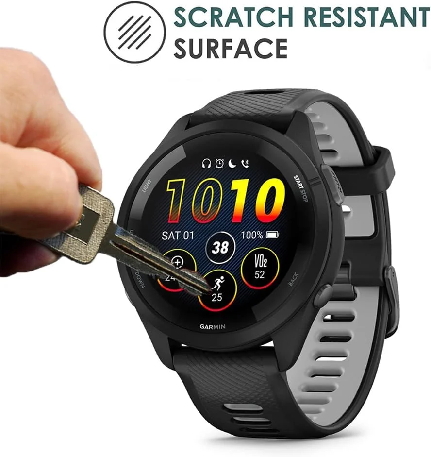 محافظ صفحه نمایش یومیگل سازگار با گارمین Forerunner 265، بسته 6 عددی، فیلم محافظ صفحه نمایش ساعت هوشمند گارمین 265، پوشش محافظ صفحه نمایش شفاف HD ضد خش و ضد اثر انگشت محافظ صفحه نمایش یومیگل سازگار با گارمین Forerunner 265، بسته 6 عددی، فیلم محافظ صفحه نمایش ساعت هوشمند گارمین 265، پوشش محافظ صفحه نمایش شفاف HD ضد خش و ضد اثر انگشت