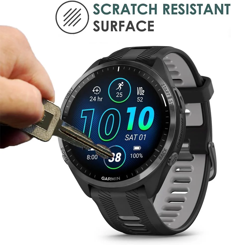 محافظ صفحه نمایش یومیگل سازگار با گارمین Forerunner 965، بسته 6 عددی، محافظ صفحه نمایش شفاف HD ضد خش و ضد اثر انگشت برای ساعت هوشمند گارمین 965 محافظ صفحه نمایش یومیگل سازگار با گارمین Forerunner 965، بسته 6 عددی، محافظ صفحه نمایش شفاف HD ضد خش و ضد اثر انگشت برای ساعت هوشمند گارمین 965