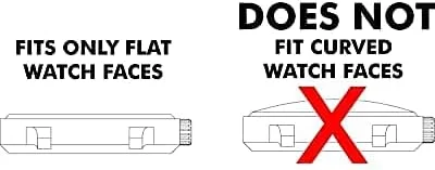 محافظ صفحه نمایش شیشه ای حرارت دیده برای ساعت های گرد در تمامی سایزها، قطر محافظ صفحه نمایش 46 میلی متر در اندازه های 23، 24، 25، 26، 27، 28، 29، 30، 31، 32، 33، 34، 35، 36، 37، 38، 39، 40، 41، 42، 43، 44، 45، 46 میلی متر برای ساعت هوشمند