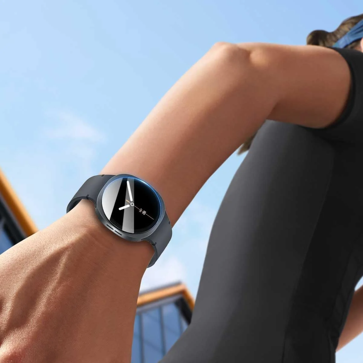 محافظ صفحه نمایش T Tersely (بسته 3 عددی) برای ساعت هوشمند سامسونگ گلکسی واچ 8/7/6/5/4/FE (40 میلی متر)، محافظ شیشه ای سخت با سختی 9H برای ساعت هوشمند سامسونگ گلکسی واچ