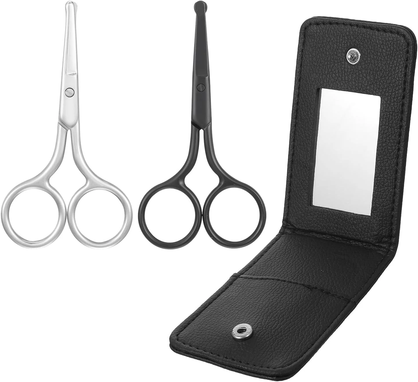 قیچی موی بینی استیل Kifmurase با نوک گرد، بسته 2 عددی، قیچی ابرو 10 سانتی متری، قیچی موی بینی گرد، قیچی موی گوش برای مو، بینی، ابرو، مژه، سبیل قیچی موی بینی استیل Kifmurase با نوک گرد، بسته 2 عددی، قیچی ابرو 10 سانتی متری، قیچی موی بینی گرد، قیچی موی گوش برای مو، بینی، ابرو، مژه، سبیل