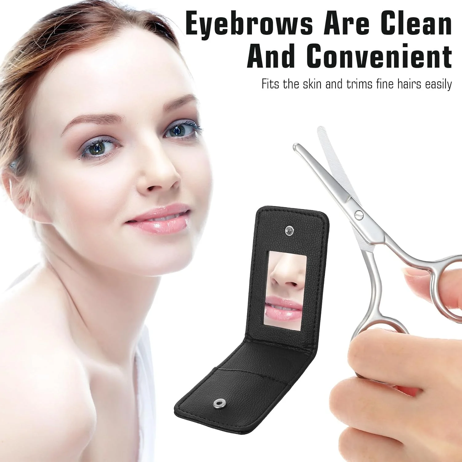 قیچی موی بینی استیل Kifmurase با نوک گرد، بسته 2 عددی، قیچی ابرو 10 سانتی متری، قیچی موی بینی گرد، قیچی موی گوش برای مو، بینی، ابرو، مژه، سبیل قیچی موی بینی استیل Kifmurase با نوک گرد، بسته 2 عددی، قیچی ابرو 10 سانتی متری، قیچی موی بینی گرد، قیچی موی گوش برای مو، بینی، ابرو، مژه، سبیل