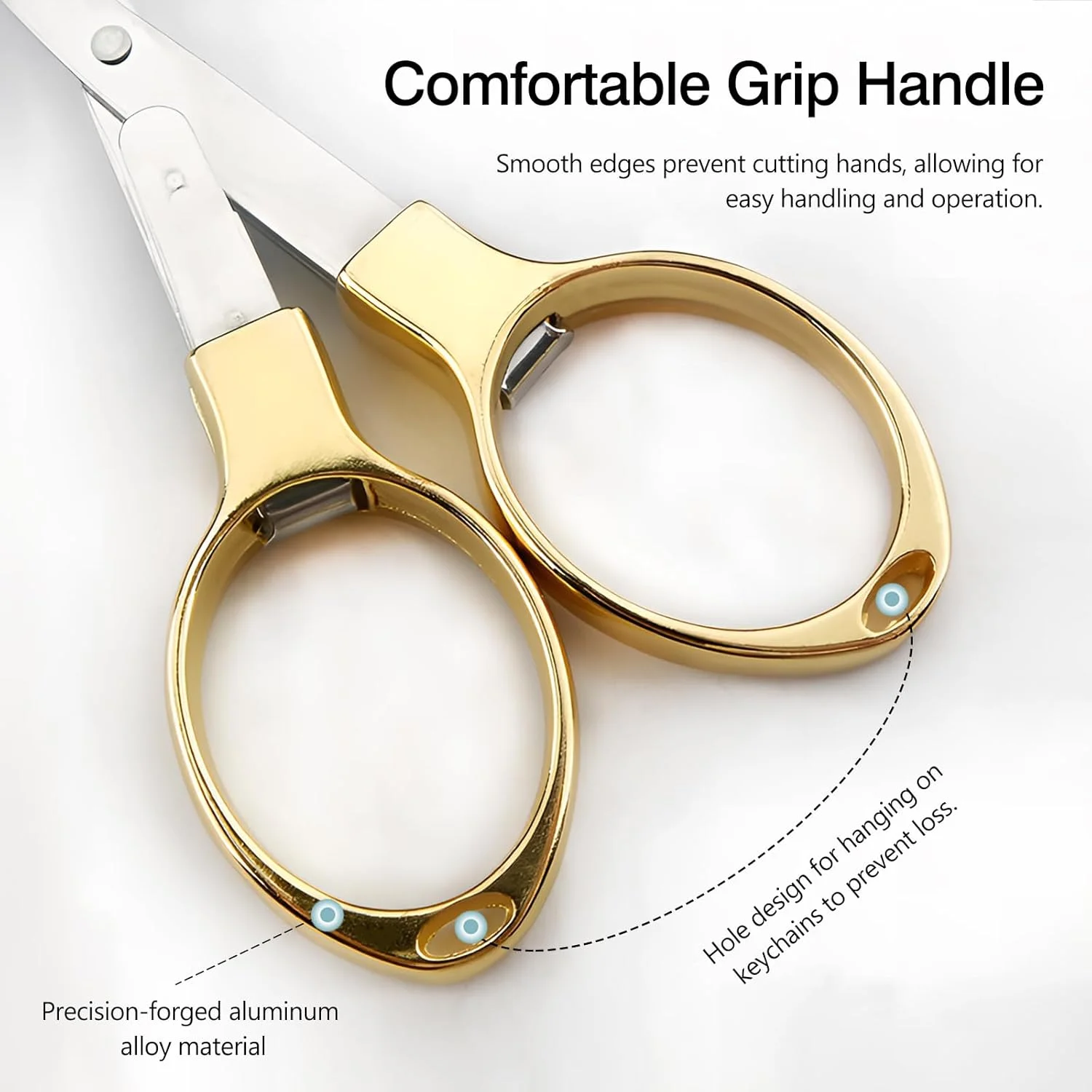 قیچی تاشو کوتین، بسته 2 عددی، قیچی ایمن و قابل حمل، قیچی کوچک، قیچی مینی، قیچی استیل تلسکوپی - طلایی و نقره ای، نقره ای قیچی تاشو کوتین، بسته 2 عددی، قیچی ایمن و قابل حمل، قیچی کوچک، قیچی مینی، قیچی استیل تلسکوپی - طلایی و نقره ای، نقره ای