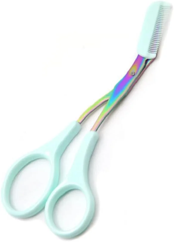 قیچی ابرو حرفه ای LYEAA، قیچی اصلاح ابرو استیل ضد زنگ با شانه، قیچی آرایشی، دسته های ضد لغزش، لوازم جانبی زیبایی برای زنان قیچی ابرو حرفه ای LYEAA، قیچی اصلاح ابرو استیل ضد زنگ با شانه، قیچی آرایشی، دسته های ضد لغزش، لوازم جانبی زیبایی برای زنان