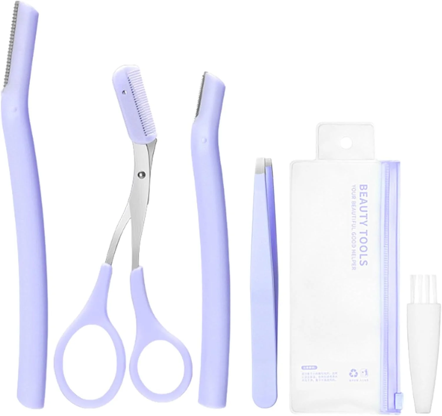 کیت اصلاح ابرو kinrguiyuez برای خانم ها | قیچی و شانه اصلاح ابرو | کیت ابرو برای آقایان و خانم ها، کاتر ابرو برای از بین بردن موهای صورت و موهای زیرپوستی خانم ها، دارای پوشش محافظ کیت اصلاح ابرو kinrguiyuez برای خانم ها | قیچی و شانه اصلاح ابرو | کیت ابرو برای آقایان و خانم ها، کاتر ابرو برای از بین بردن موهای صورت و موهای زیرپوستی خانم ها، دارای پوشش محافظ