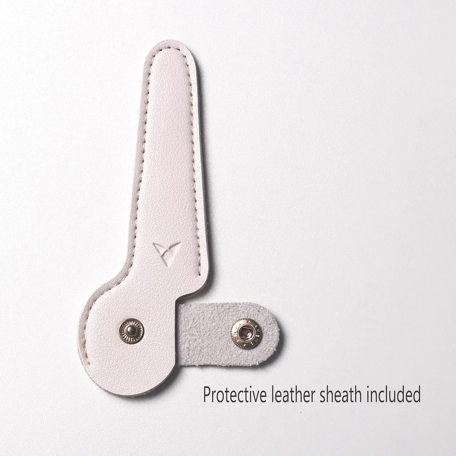 قیچی ابرو کوچک حرفه ای زنانه، قیچی آرایشی زیبایی صورت و مژه با کیف چرمی صورتی (نوک تیز)