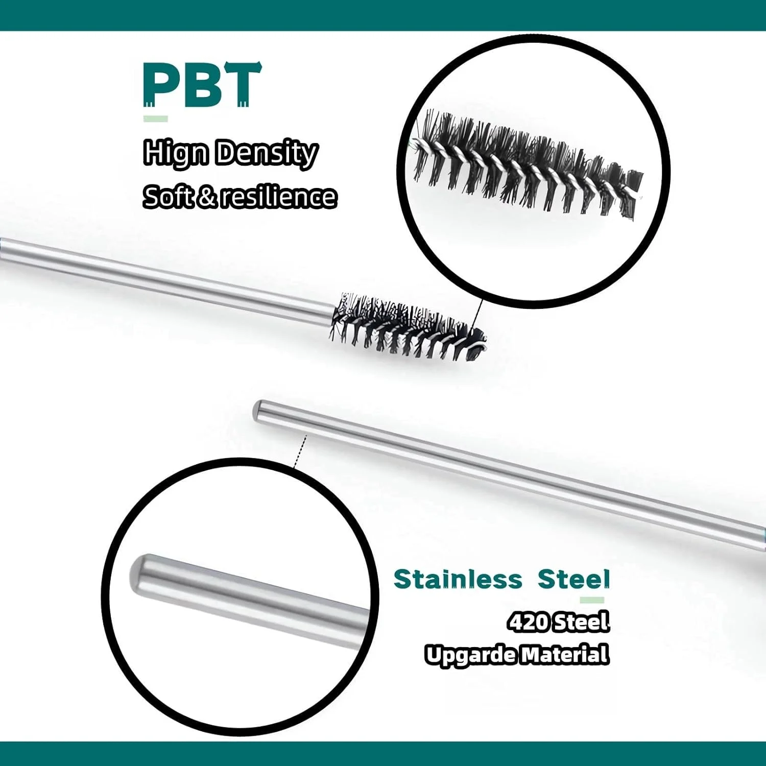 قیچی ابرو حرفه ای به همراه برس ابرو - قیچی اصلاح ابرو دقیق از جنس استیل ضد زنگ برای خانم ها و آقایان، تیز و بادوام برای حالت دادن به ابرو، موهای بینی و کیت پیرایش ابرو (صاف)