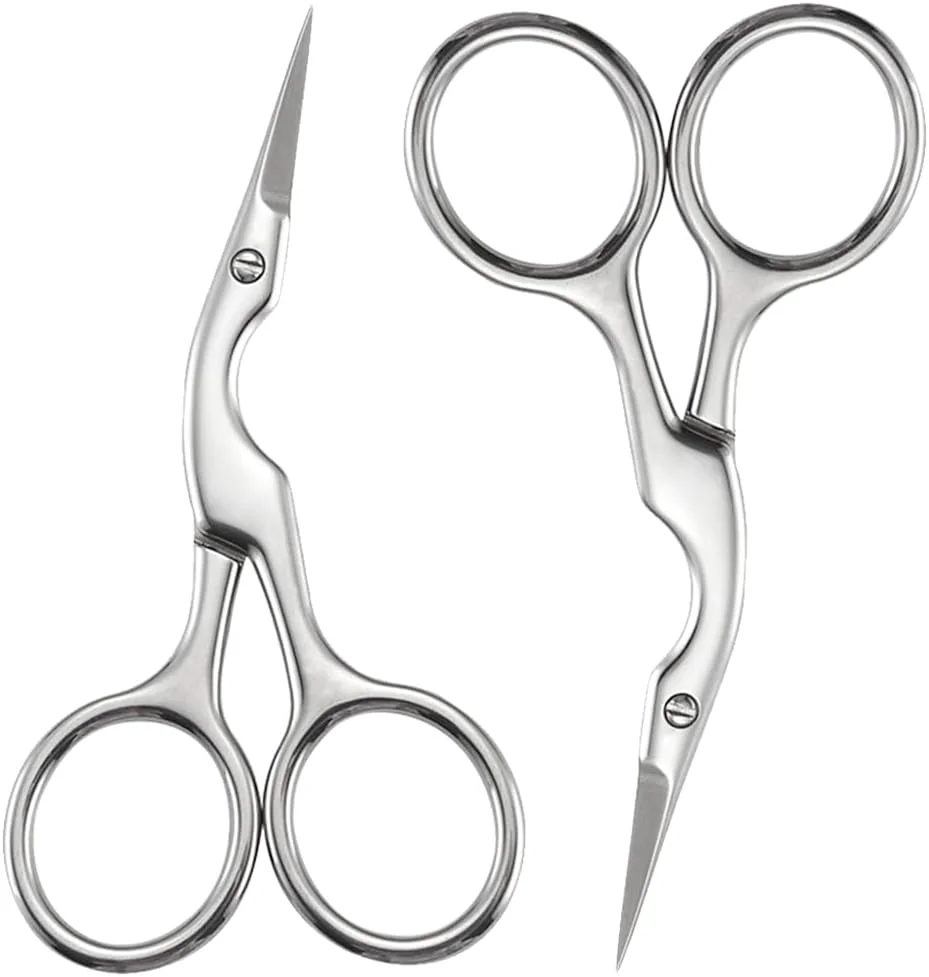 قیچی حالت دهنده ابرو 2 عددی، قیچی زیبایی حرفه ای از جنس استیل ضد زنگ، قیچی چند منظوره ناخن برای آقایان و بانوان، مناسب برای مرتب کردن ابروها و مژه ها قیچی حالت دهنده ابرو 2 عددی، قیچی زیبایی حرفه ای از جنس استیل ضد زنگ، قیچی چند منظوره ناخن برای آقایان و بانوان، مناسب برای مرتب کردن ابروها و مژه ها