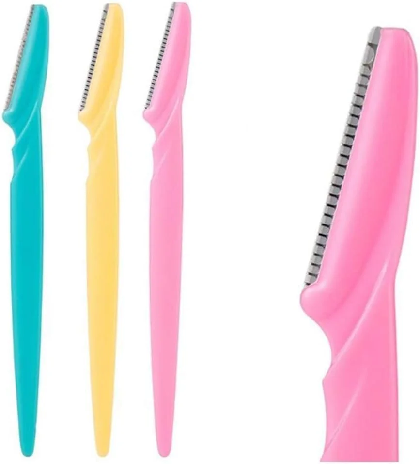 مجموعه 10 عددی موچین ابرو چند رنگ، تیغ ابرو قابل حمل، اصلاح کننده، حالت دهنده، قیچی حذف کننده موهای صورت، ابزار حالت دهی ابرو، آرایش صورت، زیبایی و مراقبت شخصی، استفاده آسان برای اصلاح و حذف مو