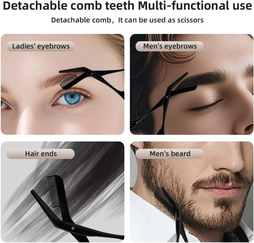 قیچی و موزن ابرو OFIDUS به همراه شانه، هدیه ای مناسب برای آقایان و بانوان قیچی و موزن ابرو OFIDUS به همراه شانه، هدیه ای مناسب برای آقایان و بانوان