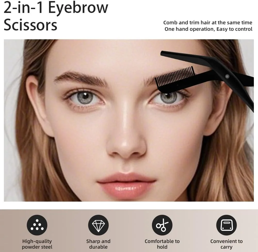 قیچی و موزن ابرو OFIDUS به همراه شانه، هدیه ای مناسب برای آقایان و بانوان قیچی و موزن ابرو OFIDUS به همراه شانه، هدیه ای مناسب برای آقایان و بانوان