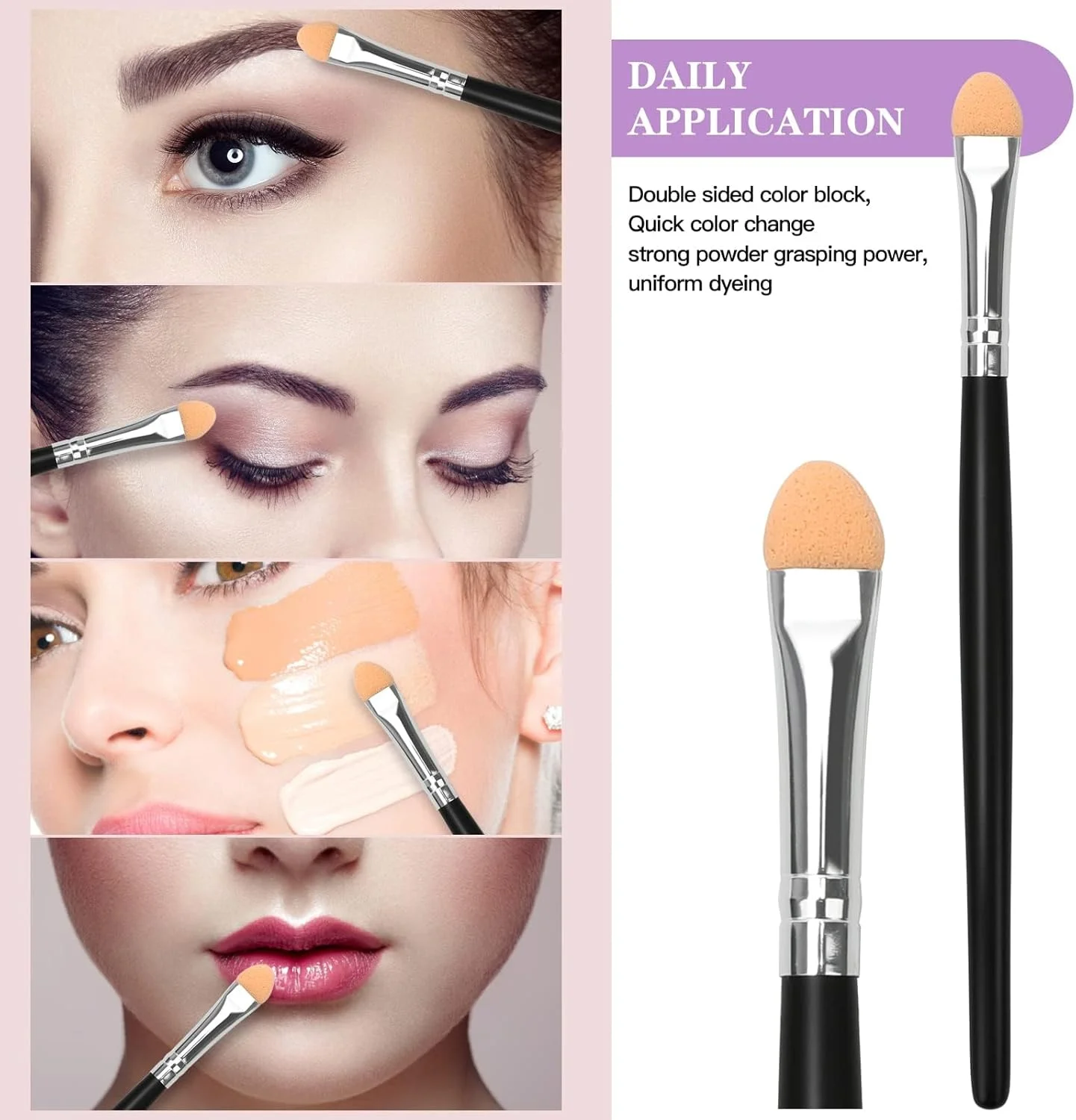 تیغ ابرو تزویق، ست 7 در 1 ابرو، اصلاح صورت مژه ابرو، ست موزن ابرو، شامل تیغ ابرو، برس، قیچی، موچین، با جعبه پلاستیکی، برای زنان و مردان، مشکی