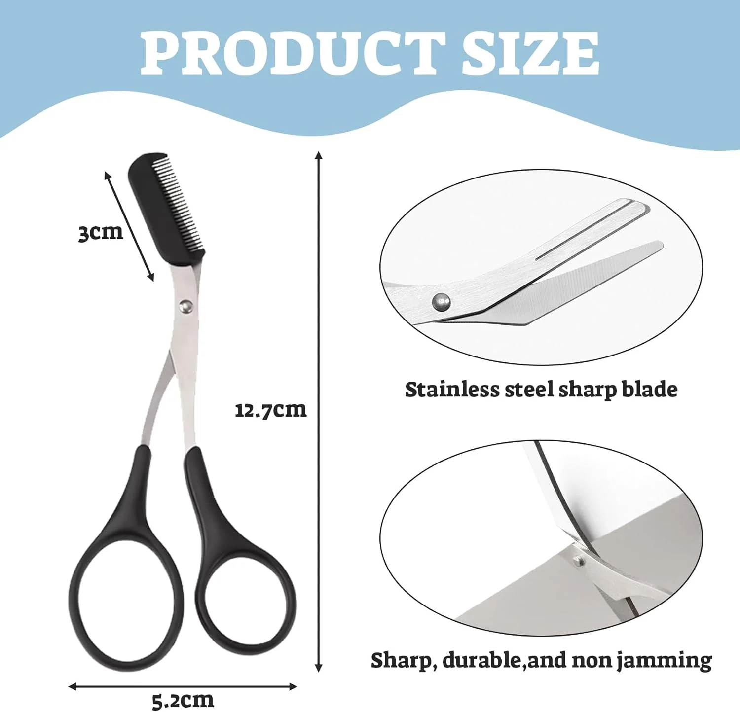 قیچی ابرو (مشکی)