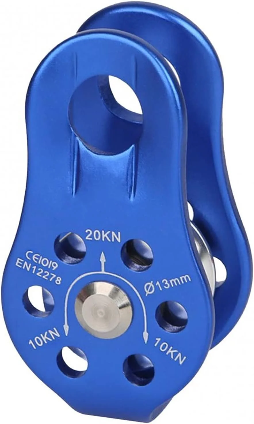 YYVVBBF Pulley system Pulley Climbing Outdoor Rock Climbing Fixed Side Plate Single Sheave Pulley Hauling Gear Tool Climbing Accessories(Hortel�)