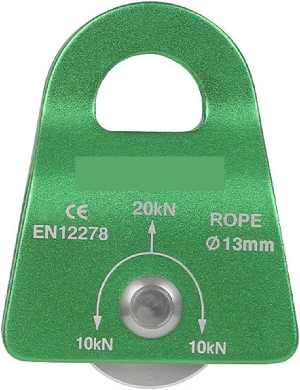 سیستم قرقره YYVVBBF، قرقره چند منظوره ضد خش سبک وزن تک ثابت طناب نوردی ابزار تجهیزات بقا برای بالابر (آبی تیره)