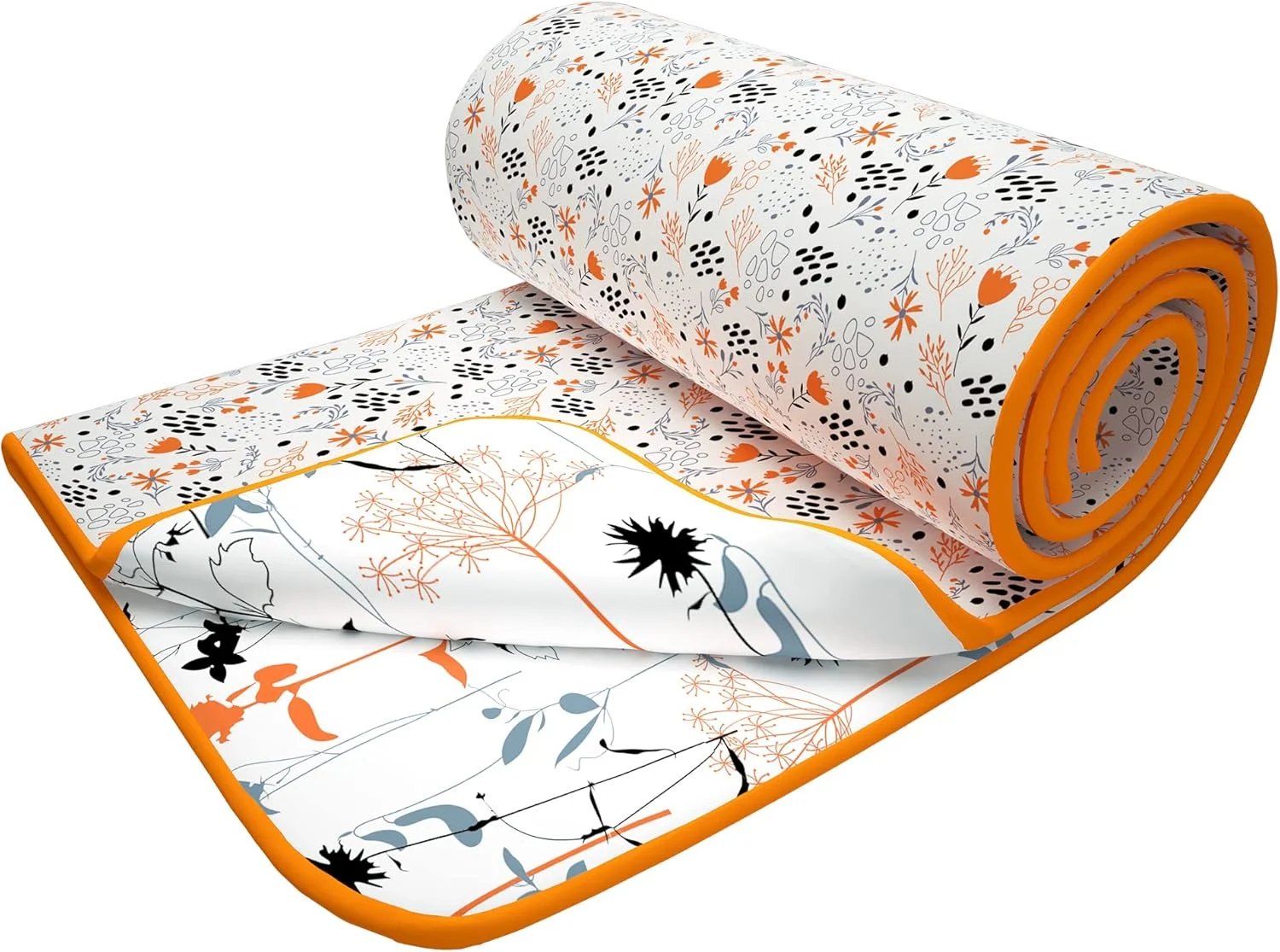 لحاف نخی یک نفره دو رو Story@Home مناسب فصل تابستان، سبک و نرم (220x144 سانتی متر، زرد و سفید)