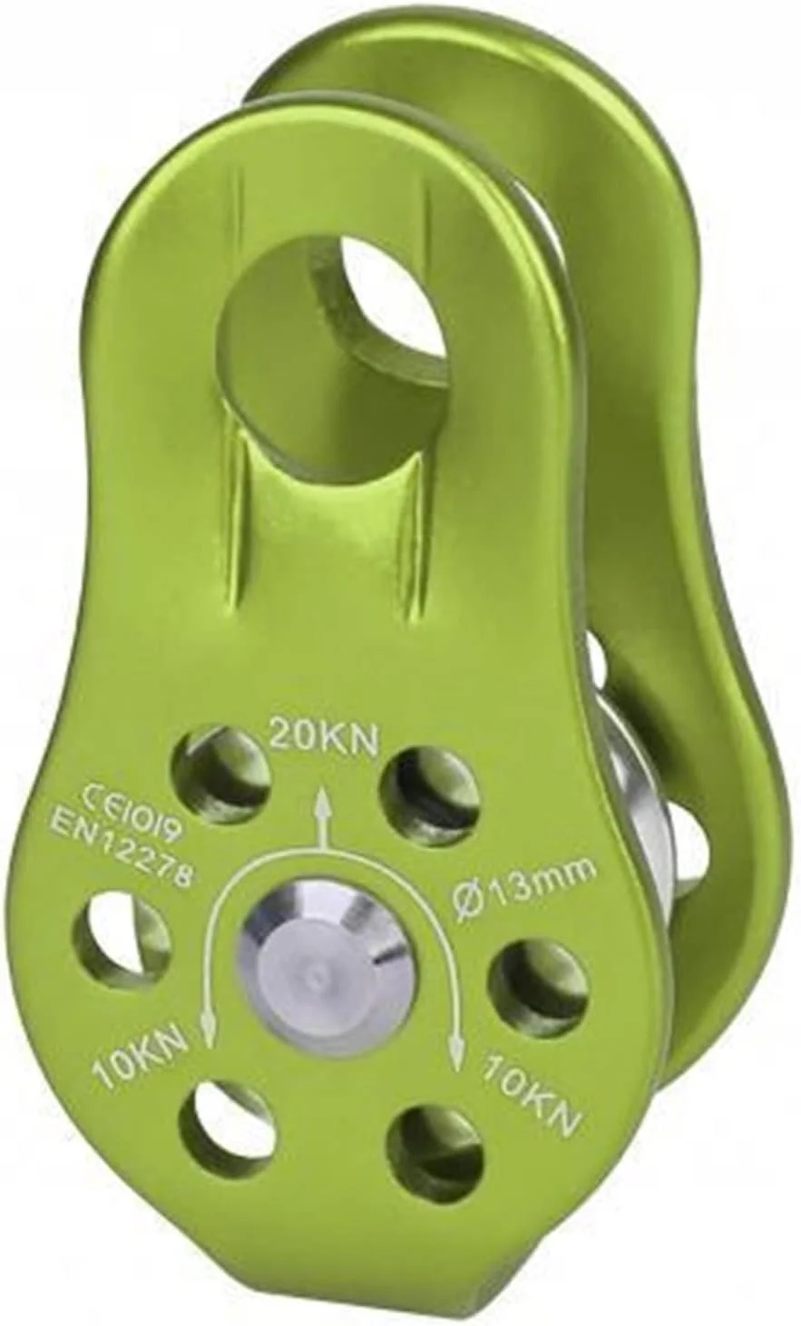 YYVVBBF Pulley system Outdoor Rock Climbing Fixed Side Plate Single Sheave Pulley Hauling Gear Tool Outdoor Sports Accessories(Dark blue)