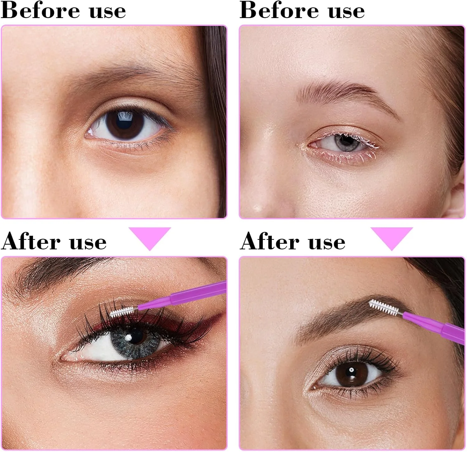 100 عدد برس ابرو میکرو با درپوش، ابزارهای چند منظوره لمینت ابرو، مینی اسپولی قابل حمل برای ابزار اکستنشن مژه و ابرو (5 رنگ) 100 عدد برس ابرو میکرو با درپوش، ابزارهای چند منظوره لمینت ابرو، مینی اسپولی قابل حمل برای ابزار اکستنشن مژه و ابرو (5 رنگ)