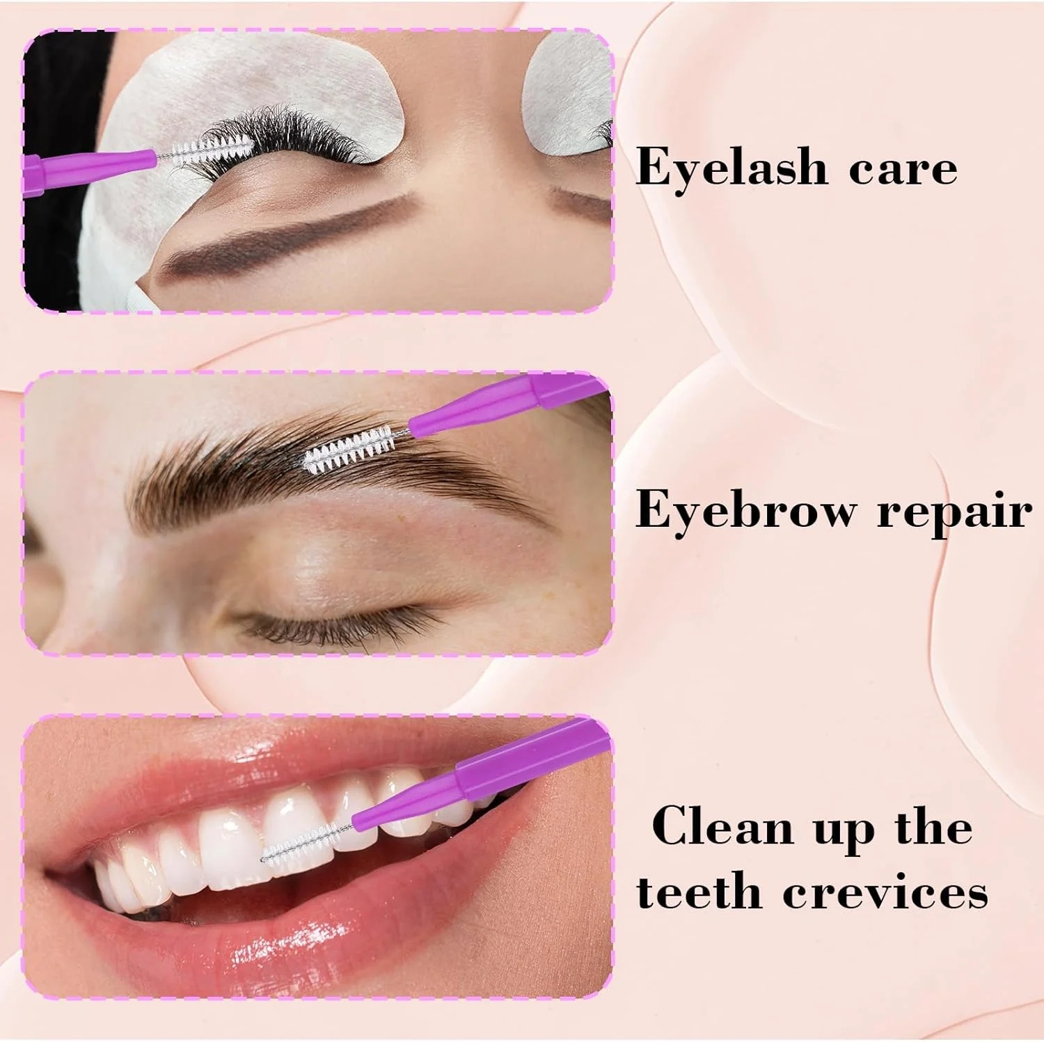 100 عدد برس ابرو میکرو با درپوش، ابزارهای چند منظوره لمینت ابرو، مینی اسپولی قابل حمل برای ابزار اکستنشن مژه و ابرو (5 رنگ) 100 عدد برس ابرو میکرو با درپوش، ابزارهای چند منظوره لمینت ابرو، مینی اسپولی قابل حمل برای ابزار اکستنشن مژه و ابرو (5 رنگ)