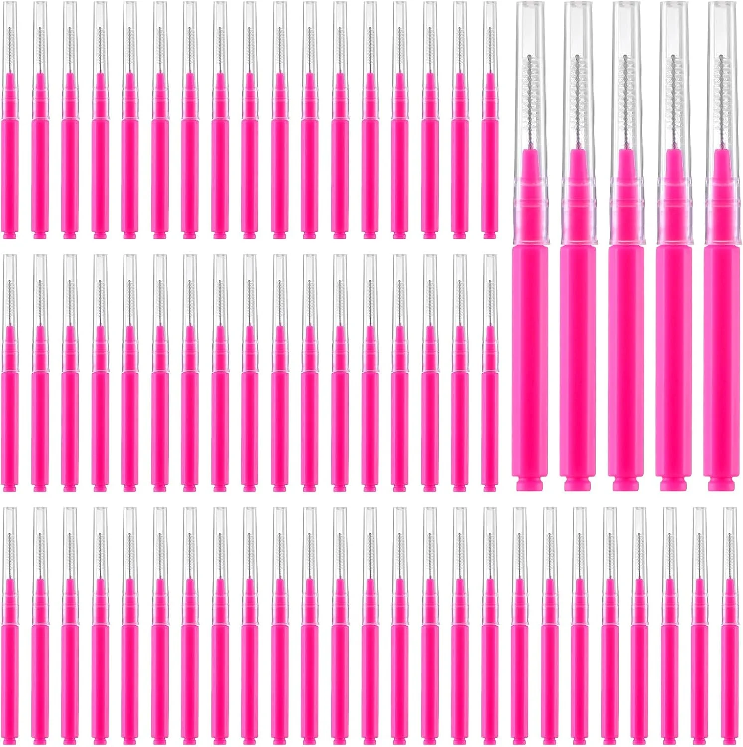 ست 100 عددی برس ابرو میکرو با درپوش، برس های صورتی میکرو اسپولی، لمینت قابل حمل، برس های چند منظوره لمینت ابرو، اسپولی ابرو برای ابزار اکستنشن مژه و ابرو ست 100 عددی برس ابرو میکرو با درپوش، برس های صورتی میکرو اسپولی، لمینت قابل حمل، برس های چند منظوره لمینت ابرو، اسپولی ابرو برای ابزار اکستنشن مژه و ابرو