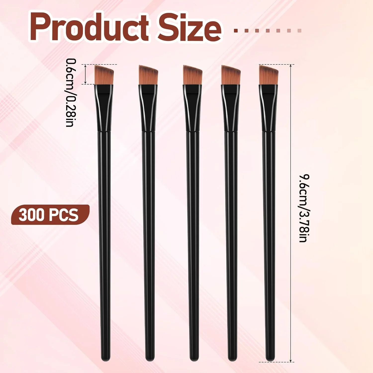 300 عدد برس ابرو یکبار مصرف، برس های ابرو زاویه دار برای ابروها، قابل استفاده برای ابروها، کانسیلر، سایه چشم، برای افزایش تجربه زیبایی برای خانم ها و دختران 300 عدد برس ابرو یکبار مصرف، برس های ابرو زاویه دار برای ابروها، قابل استفاده برای ابروها، کانسیلر، سایه چشم، برای افزایش تجربه زیبایی برای خانم ها و دختران