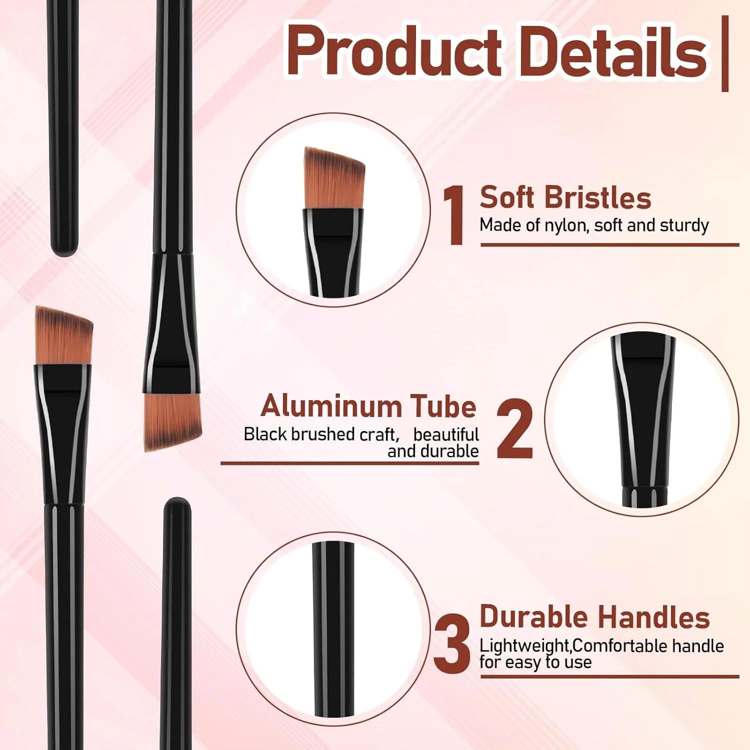 300 عدد برس ابرو یکبار مصرف، برس های ابرو زاویه دار برای ابروها، قابل استفاده برای ابروها، کانسیلر، سایه چشم، برای افزایش تجربه زیبایی برای خانم ها و دختران 300 عدد برس ابرو یکبار مصرف، برس های ابرو زاویه دار برای ابروها، قابل استفاده برای ابروها، کانسیلر، سایه چشم، برای افزایش تجربه زیبایی برای خانم ها و دختران