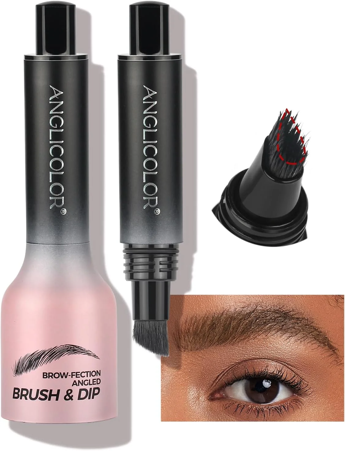قلم هاشور ابرو مایع ارتقا یافته Anglicolor، برس زاویه دار قطره اشکی برای میکروبلیدینگ ابرو، ایجاد تارهای مویی شکل، طبیعی، رنگ پذیری آسان، ماندگاری طولانی و خشک شدن سریع (#05 اسپرسو) قلم هاشور ابرو مایع ارتقا یافته Anglicolor، برس زاویه دار قطره اشکی برای میکروبلیدینگ ابرو، ایجاد تارهای مویی شکل، طبیعی، رنگ پذیری آسان، ماندگاری طولانی و خشک شدن سریع (#05 اسپرسو)