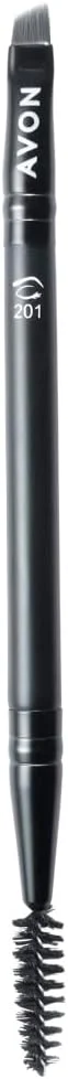براش ابرو دو طرفه Avon، با براش تخت برای استفاده از پودر و شانه برس دار برای مرتب کردن و ترکیب کردن، سازگار با محیط زیست و دارای دسته ساخته شده از پلاستیک بازیافتی. براش ابرو دو طرفه Avon، با براش تخت برای استفاده از پودر و شانه برس دار برای مرتب کردن و ترکیب کردن، سازگار با محیط زیست و دارای دسته ساخته شده از پلاستیک بازیافتی.