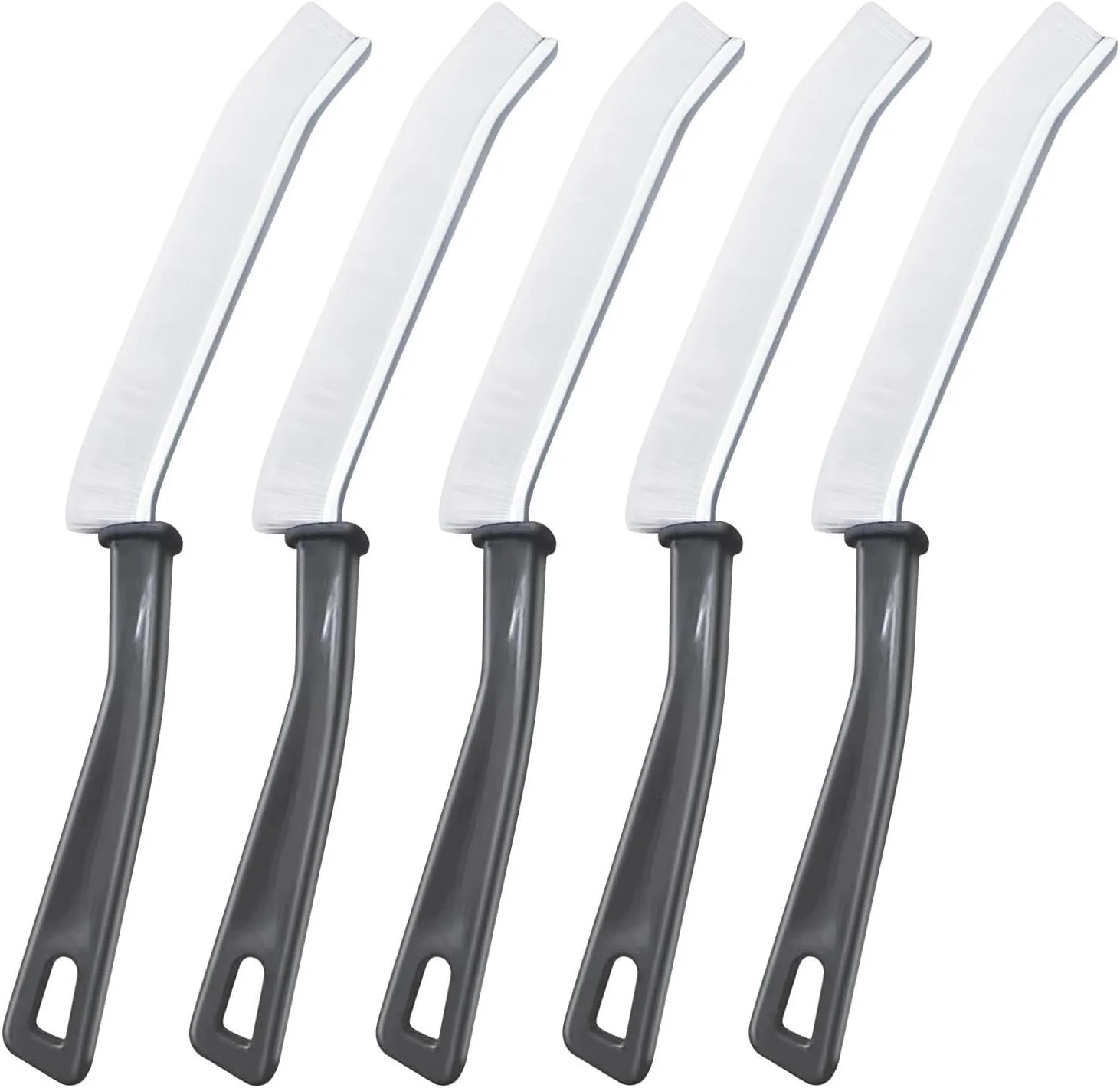 برس های شکاف برای تمیز کردن - برس اسکراب چند منظوره برای گوشه های غیر قابل دسترس - ابزار تمیز کردن برای شکاف، لوازم خانگی برای ریل های درب حمام، پنجره، کیبورد، درب