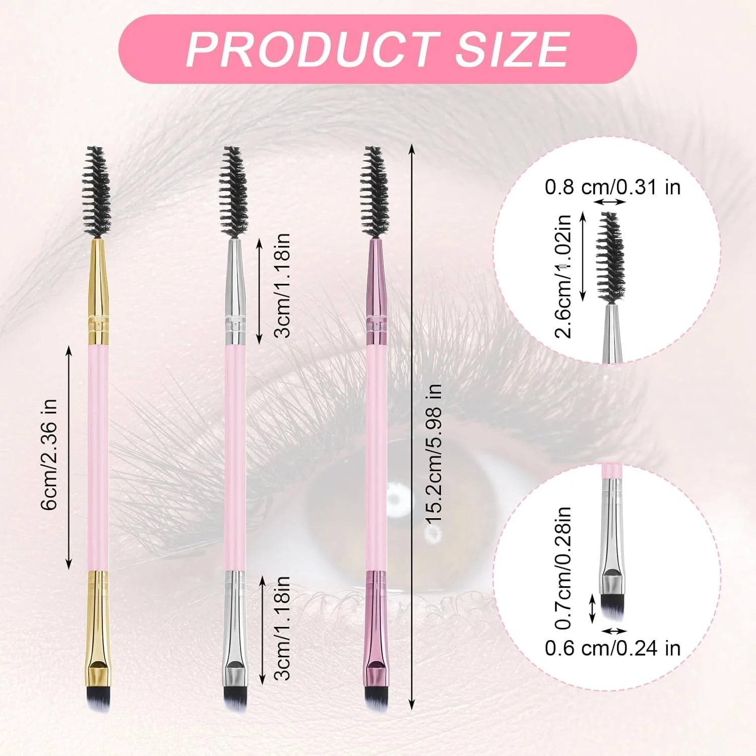 مجموعه 18 عددی برس رنگ ابرو Classicseali، برس های ابرو زاویه دار دو طرفه و برس اسپولی برای حالت دادن و پر کردن ابروها، برس های اسپولی ابرو و برس ابرو برای برس زدن دقیق ابرو مجموعه 18 عددی برس رنگ ابرو Classicseali، برس های ابرو زاویه دار دو طرفه و برس اسپولی برای حالت دادن و پر کردن ابروها، برس های اسپولی ابرو و برس ابرو برای برس زدن دقیق ابرو