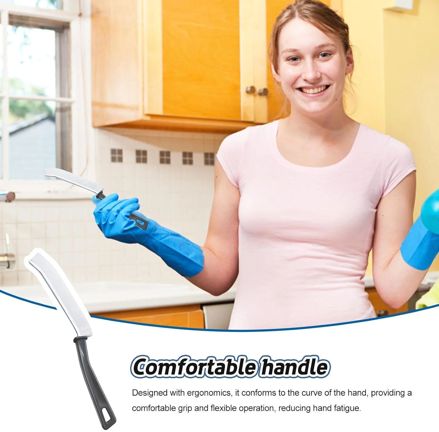 برس های شکاف برای تمیز کردن - برس اسکراب چند منظوره برای گوشه های غیر قابل دسترس - ابزار تمیز کردن برای شکاف، لوازم خانگی برای ریل های درب حمام، پنجره، کیبورد، درب