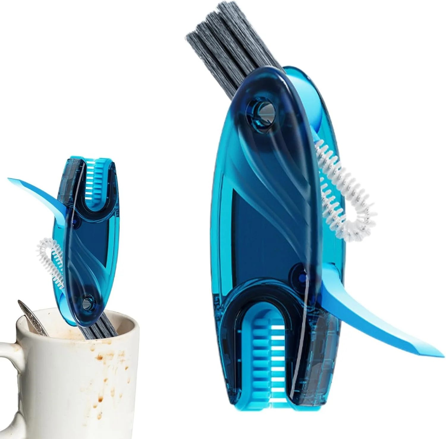 برس تمیز کننده شکاف - برس تمیز کننده چند منظوره 4 در 1، برس شیشه، برس تمیز کننده شکاف فنجان، تمیز کننده نی، ابزار تمیز کننده آشپزخانه منزل برس تمیز کننده شکاف - برس تمیز کننده چند منظوره 4 در 1، برس شیشه، برس تمیز کننده شکاف فنجان، تمیز کننده نی، ابزار تمیز کننده آشپزخانه منزل
