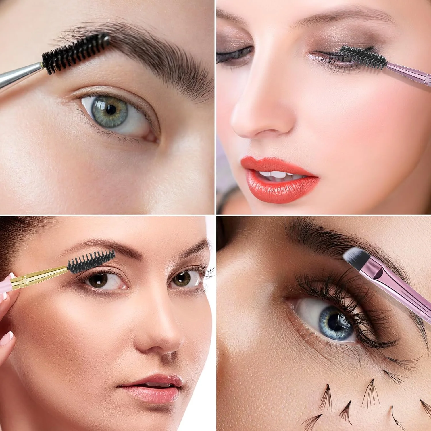 مجموعه 18 عددی برس رنگ ابرو Classicseali، برس های ابرو زاویه دار دو طرفه و برس اسپولی برای حالت دادن و پر کردن ابروها، برس های اسپولی ابرو و برس ابرو برای برس زدن دقیق ابرو مجموعه 18 عددی برس رنگ ابرو Classicseali، برس های ابرو زاویه دار دو طرفه و برس اسپولی برای حالت دادن و پر کردن ابروها، برس های اسپولی ابرو و برس ابرو برای برس زدن دقیق ابرو